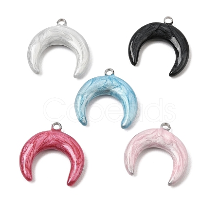 304 Stainless Steel with Enamel Pendants SA-CBAA487-05P-1