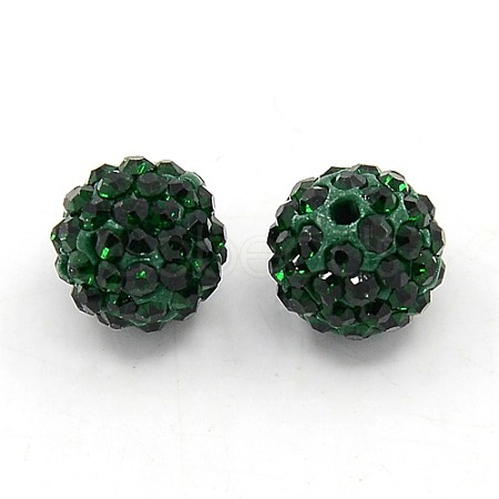 DIY Pave Disco Ball Beads X-RB-H258-10MM-205-1