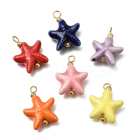 Handmade Porcelain Pendants PR-CBA0027-09G-1