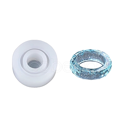 Transparent DIY Ring Silicone Molds DIY-WH0128-03B-1