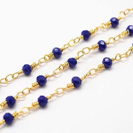 Handmade Glass Beaded Chains CHC-G311-B03-1
