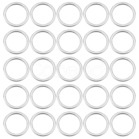 100Pcs 304 Stainless Steel Linking Ring STAS-UN0041-24-1