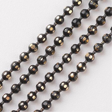 Brass Faceted Ball Chains CHC-D268-15-1