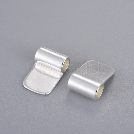 Brass Glue-on Flat Pad Bails X-KK-D519-B-S-1