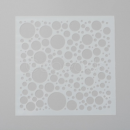 Geometric Plastic Reusable Painting Stencils DIY-E021-02E-1