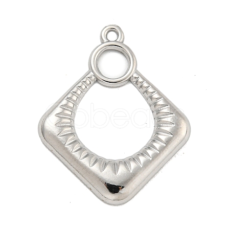 Non-Tarnish 304 Stainless Steel Pendants STAS-K273-06P-1