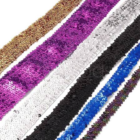 1M Plastic Paillette Elastic Trim OCOR-XCP0001-87-1