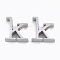 Non-Tarnish 304 Stainless Steel Pendants, Stainless Steel Color, Letter, Letter.K, 13x12x3mm, Hole: 1.8mm