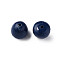 Opaque Acrylic Beads, Faceted, Teardrop, Prussian Blue, 15x14.5mm, Hole: 2mm, about 243pcs/500g