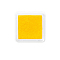 Plastic Craft Finger Ink Pad Stamps, for Kid DIY Paper Art Craft, Scrapbooking, Square, Yellow, 30x30mm