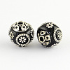 Round Handmade Indonesia Beads IPDL-R394-12-1