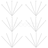 30Pcs 3 Styles 925 Sterling Silver Pins STER-PH0001-86-1