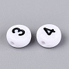 Opaque Acrylic Beads SACR-Q001-12F-3