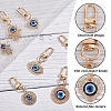 Nbeads 7Pcs 7 Style Evil Eye Resin Pendant Decorations AJEW-NB0003-92-4