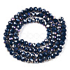 Electroplate Glass Beads Strands EGLA-A044-P3mm-B16-3
