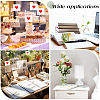 40Pcs 2 Styles Ring & Heart Shaped Steel Wire Name Card Clip Holder AJEW-CN0006-48-5