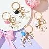 Alloy Enamel Keychain KEYC-YW00081-01-4