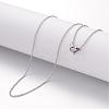 Non-Tarnish 304 Stainless Steel Necklace MAK-K004-18P-1