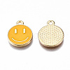 Alloy Enamel Charms X-ENAM-S121-165C-RS-3