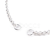 304 Stainless Steel Rolo Chain Slider Bracelet Making AJEW-JB01111-4