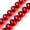 Transparent Electroplate Glass Beads Strands EGLA-N012-06A-1