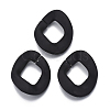 Spray Painted CCB Plastic Linking Rings CCB-R104-01C-01-1