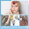 94Pcs 6 Style Glass Rhinestone Cabochons GLAA-FG0001-14B-6