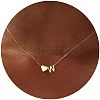 Simple Style Adjustable 316L Surgical Stainless Steel Heart and Initial Pendant Necklaces for Women WG95AEF-23-1
