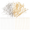 120Pcs 2 Styles Brass Ball Head Pins KK-BC0009-87-1