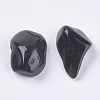 Natural Black Stone Chip Beads G-K251-01-2