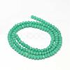 Faceted Rondelle Glass Beads Strands GLAA-I033-3mm-09-2