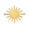 Rack Plating Brass Connector Charms LS-KK-E067-32G-1