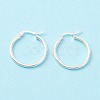 925 Sterling Silver Hoop Earrings STER-P047-13C-S-2