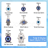 Evil Eye Jewelry Making Finding Kit FIND-PH0008-04-2
