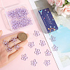 50Pcs Hollow Spray Painted Alloy Pendants FIND-SC0012-27D-3
