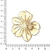 304 Stainless Steel Enamel Big Pendants STAS-Z200-01G-02-3