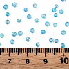 Round Transparent Colors Rainbow Glass Seed Beads X-SEED-A007-2mm-163-3