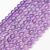 Natural Amethyst Beads Strands X-G-N0215-01-3mm-1