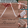 2Pcs Rectangle Acrylic Table Reserved Signs AJEW-GA0009-50-3