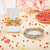Picasso Baking Paint Glass Seed Beads SEED-TA0001-62H-6