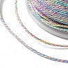 12 Rolls Polyester Metallic Threads OCOR-E026-08-4