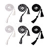 6Pcs 3 Style Polyester Tassel Big Pendant Decorations FIND-TA0001-51-1