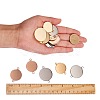 12Pcs 6 Style 304 Stainless Steel Cabochon Connector Settings STAS-SZ0001-42-5