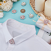 6Pcs Alloy Snap Bottons FIND-FG0004-39B-4
