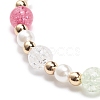Colorful Alloy Enamel Cute Charms Bracelet BJEW-JB08661-05-6