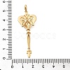 Brass Micro Pave Cubic Zirconia Big Pendants KK-B147-04G-07-3