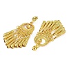 Bohemia Zinc Alloy Clip-on Earrings EJEW-C089-01B-G-2