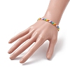 Glass Seed Braided Beaded Bracelet BJEW-MZ00058-3