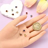10Pcs 2 Styles 304 Stainless Steel Rhinestone Pendants STAS-YW0002-94-5