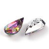 Embossed Glass Rhinestone Pendants GLAA-J101-06A-001VO-2
